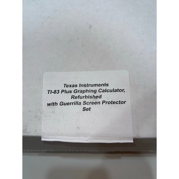 Texas Instruments TI-83 Plus Graphing Calculator, Refurbished with Guerrilla - Picture 2 of 3